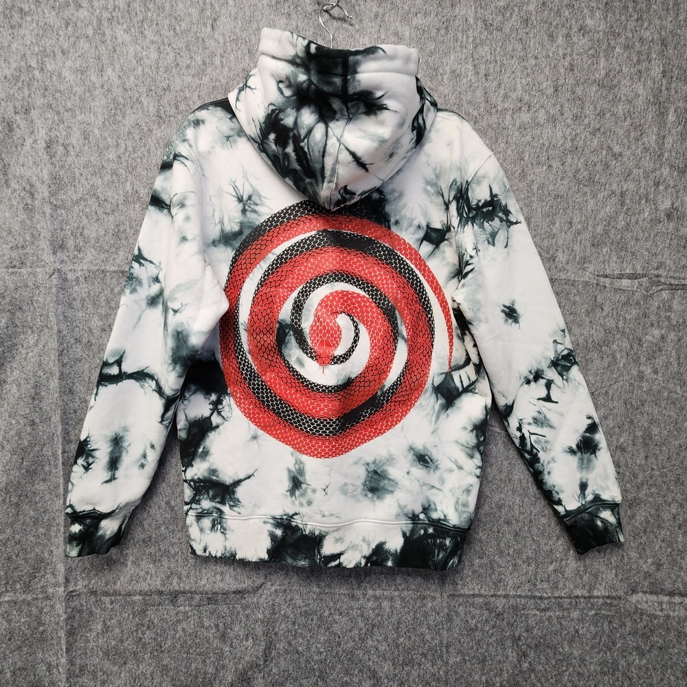Rezz Hoodie Coiled Snake Hoodie Men Small Tie-Dye Oversized DJ Rezz RARE Graphic - Picture 3 of 9